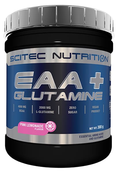 EAA + Glutamine Scitec 300 g | Aminoácidos Esenciales y Recuperación